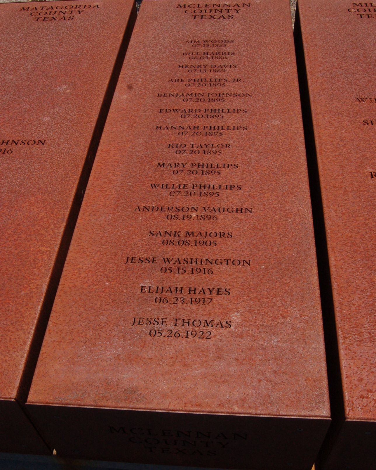 National Memorial for Peace and Justice - McLennan marker